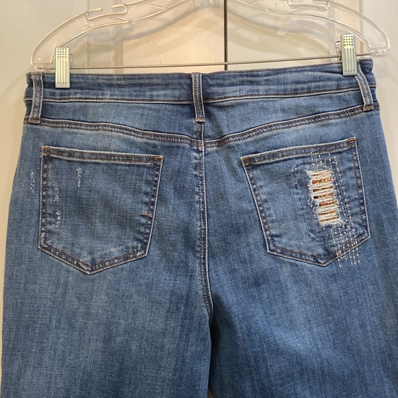 Girlfriend patchwork ankle jeans - Picture 11 of 16